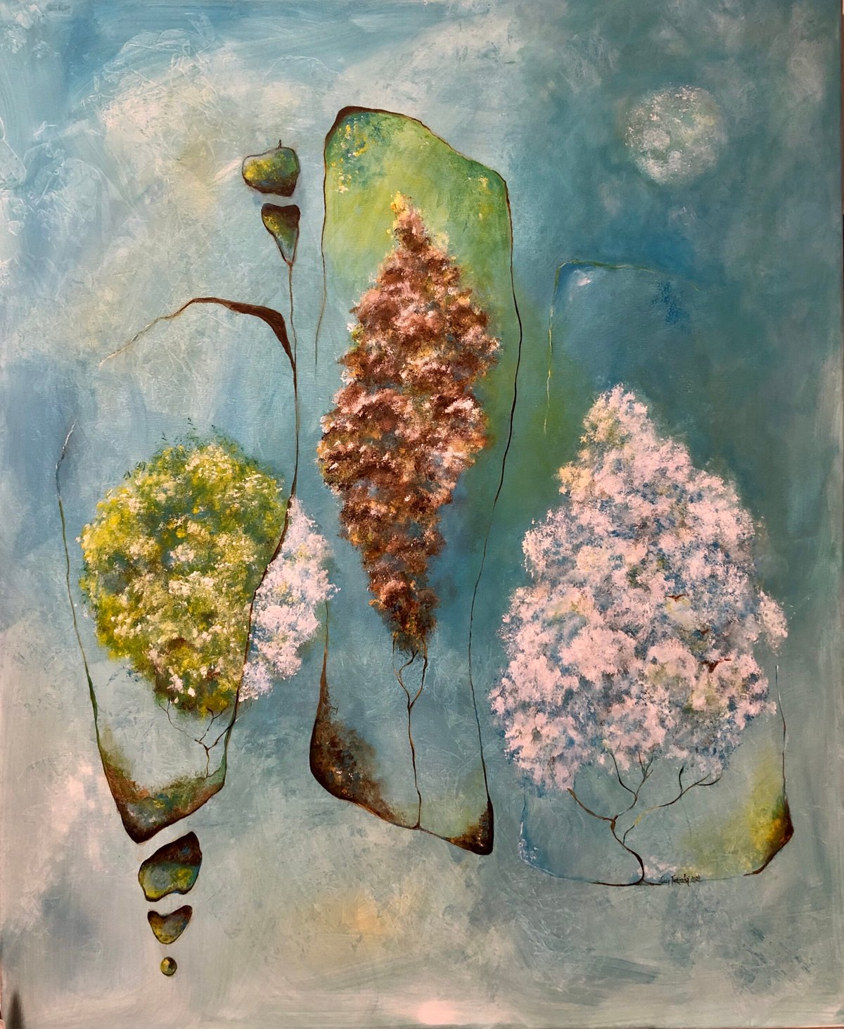 Breathe — original painting by Lucia Tužinská